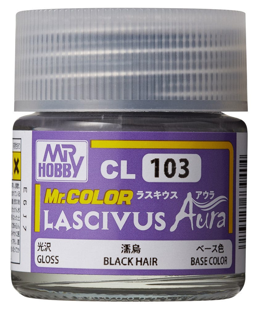 Mr Hobby Mr Color Lascivus Black Hair 10ml Mr Hobby PAINT, BRUSHES & SUPPLIES