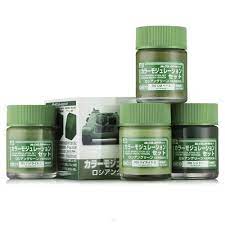 Mr Hobby Mr Color Modulation Set Russian Green Set Mr Hobby PAINT, BRUSHES & SUPPLIES