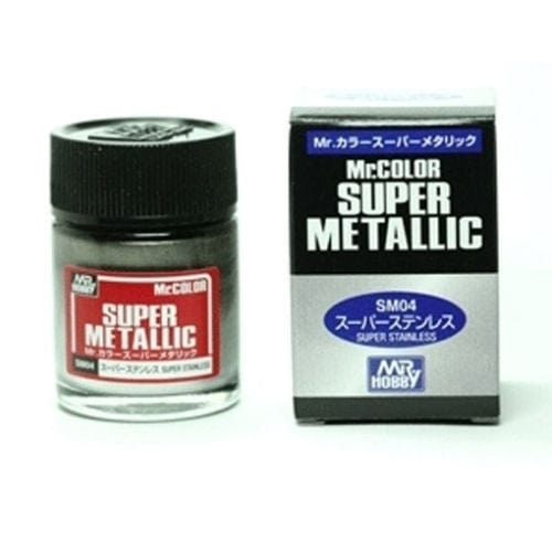 Mr Hobby Mr Color Sm04 Super Metallic Stainless Mr Hobby PAINT, BRUSHES & SUPPLIES