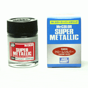 Mr Hobby Mr Color Sm06 Super Metallic Chrome Silver Mr Hobby PAINT, BRUSHES & SUPPLIES