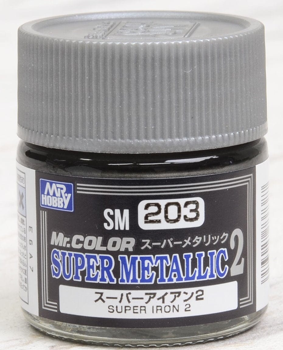 Mr Hobby Mr Color Super Metallic Iron Mr Hobby PAINT, BRUSHES & SUPPLIES
