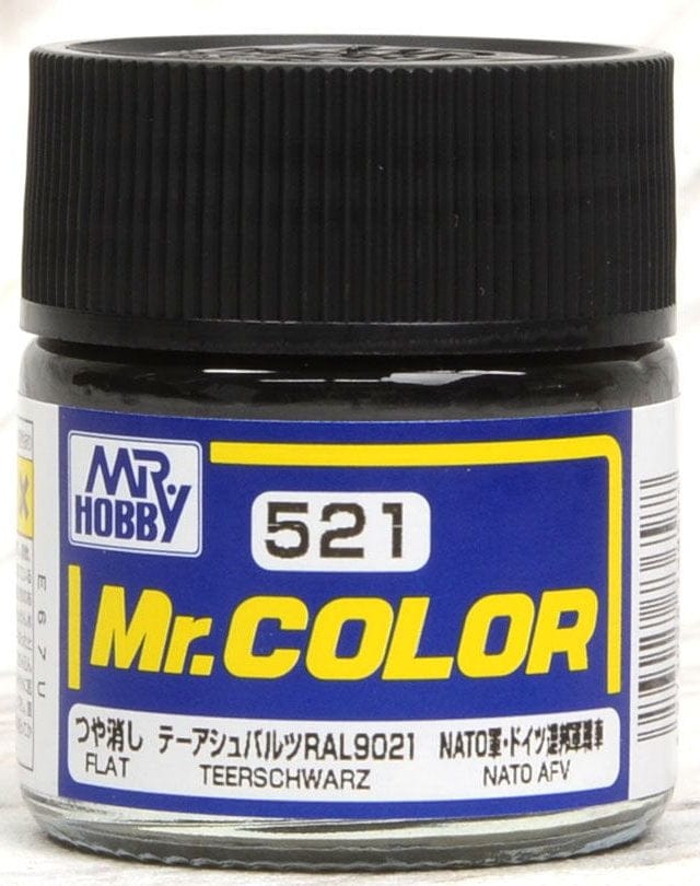 Mr Hobby Mr Color Teerschwarz 10ml Mr Hobby PAINT, BRUSHES & SUPPLIES