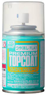 Mr Hobby Mr Premium Top Coat Flat 88ml Mr Hobby PAINT, BRUSHES & SUPPLIES
