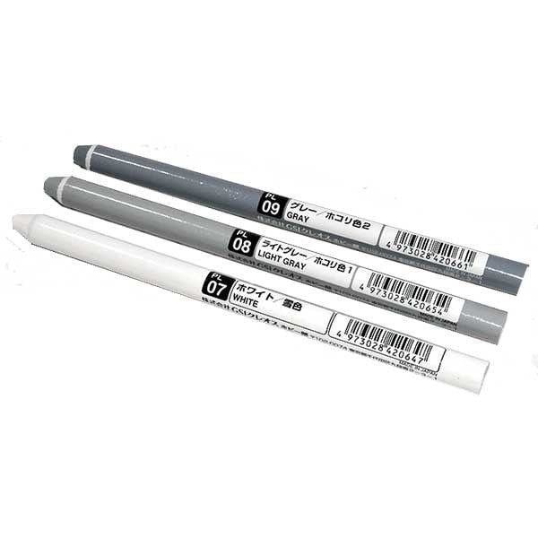 Mr Hobby Mr Weathering Liner 203 Snow Set Mr Hobby PAINT, BRUSHES & SUPPLIES