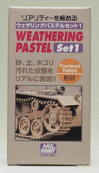 Mr Hobby Weathering Pastel Set 1 Mr Hobby PAINT, BRUSHES & SUPPLIES