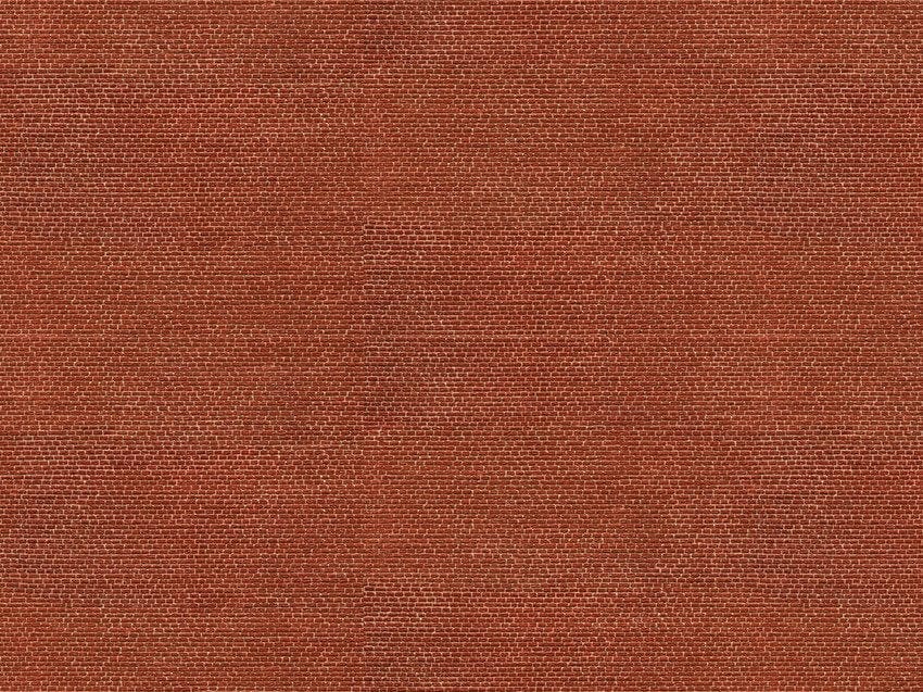 Noch 56910 N 3D Cardboard Sheet 25x12.5cm Clinker Red - Hobbytech Toys
