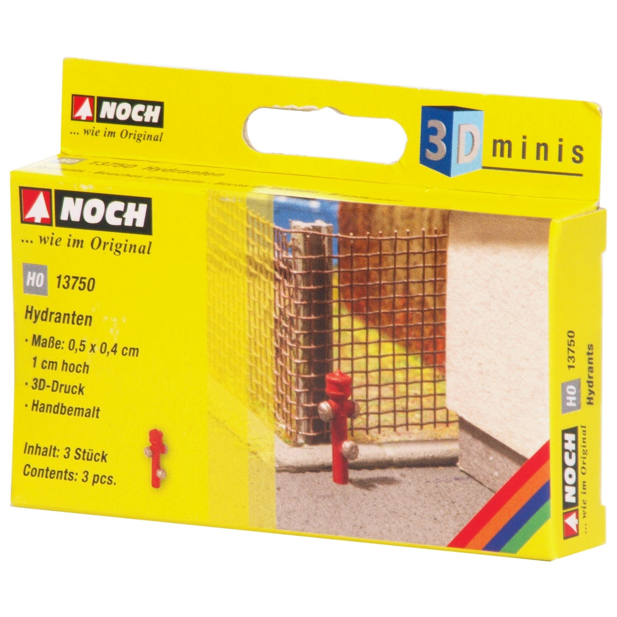 Noch HO Hydrants (3) Noch TRAINS - HO/OO SCALE