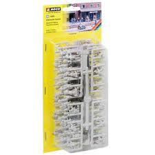 Noch 14985 HO Unpainted Figures 72pcs Noch TRAINS - HO/OO SCALE