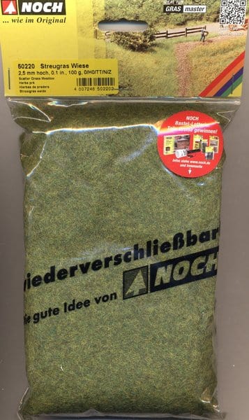 Noch 50220 Static Grass Meadow 100G Noch TRAINS - SCENERY