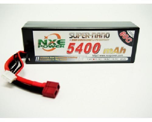 NXE 5400mah 3S 11.1v 60cHardcase Lipo (Deans) - Hobbytech Toys