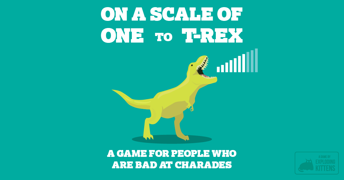 On a Scale of T-Rex Game NULL TOY SECTION