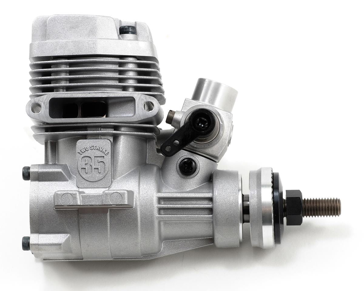 OS Engines MAX 35AX Nitro Aircraft Engine, .35 Size w/ E-3080 Silencer - Hobbytech Toys