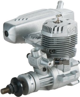 OS Engines MAX 95AX Nitro Aircraft Engine, .95 Size w/ E-4040 Silencer OS Engines RC PLANES - PARTS