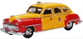 Oxford 1/87 Desoto Suburban 1946-48 San Francisco Taxi Oxford TRAINS - HO/OO SCALE