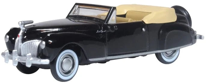 Oxford 1/87 Lincoln Continental 1941 Black And Tan - Hobbytech Toys