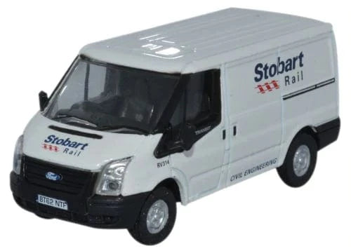 Oxford 76FT012 1/76 Ford Transit SWB Low Roof Stobart Rail - Hobbytech Toys