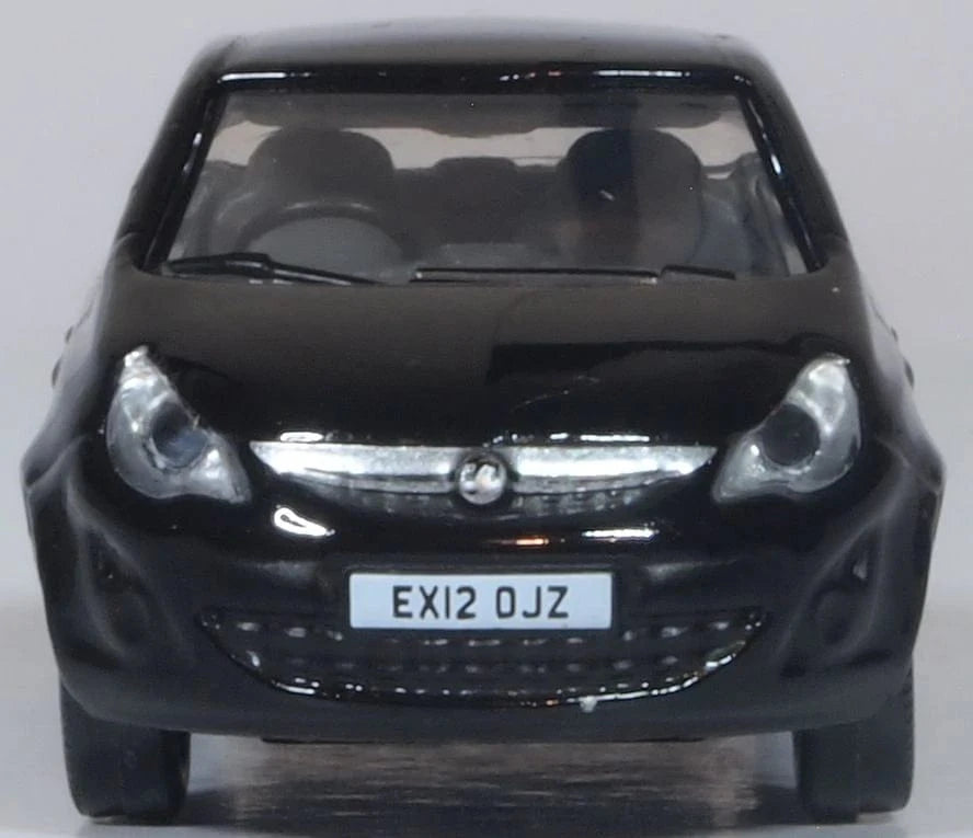 Oxford 76VC004 1/76 Black Vauxhall Corsa - Hobbytech Toys