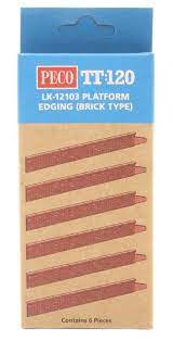 Peco LK12103 TT Scale Platform Edge Brick Kit - Hobbytech Toys