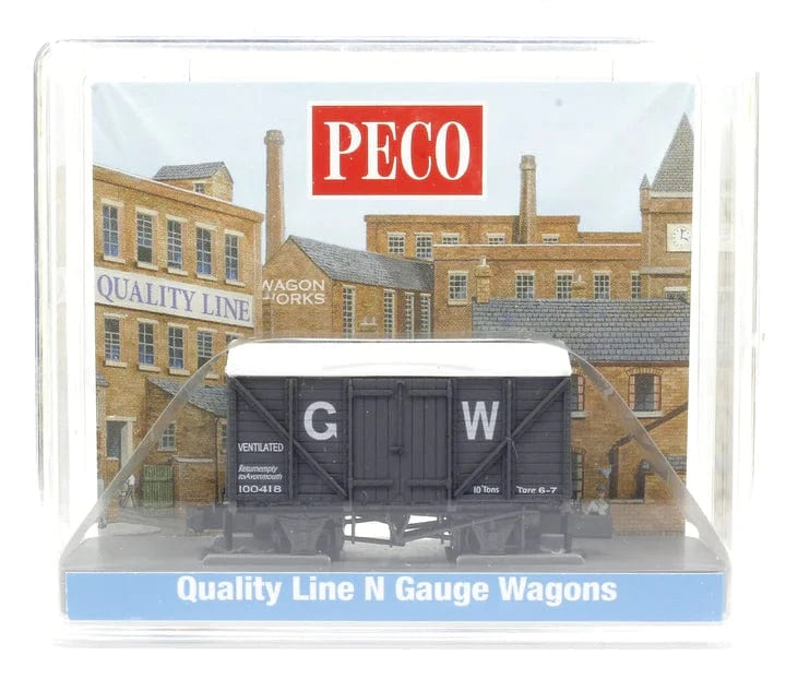 Peco NR43W N Standard Box GW Dark Grey - Hobbytech Toys