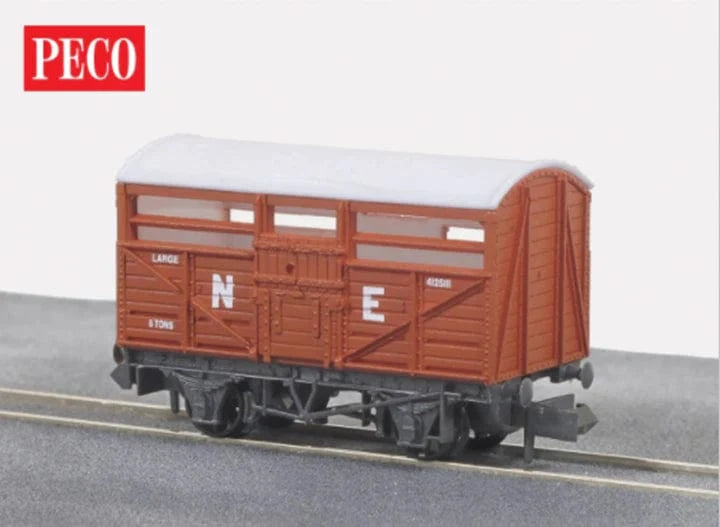 Peco NR45E N Cattle Truck NE Brown - Hobbytech Toys
