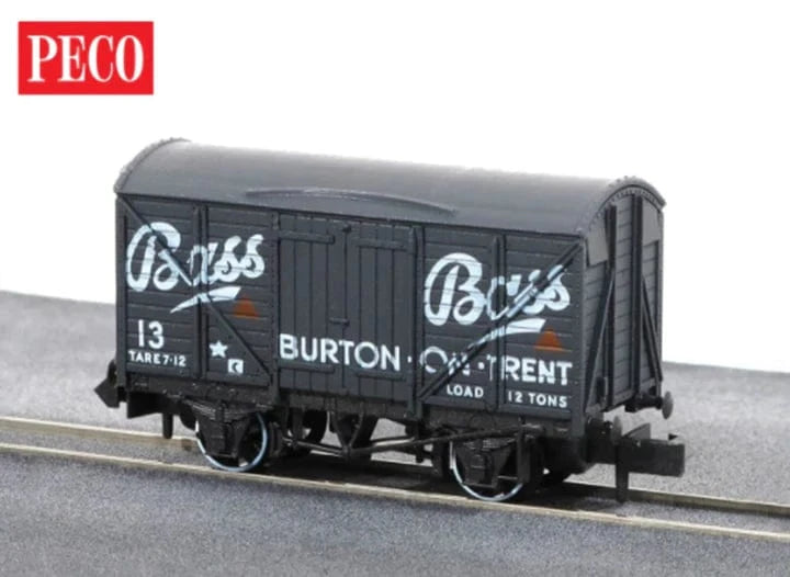 Peco NRP131 N Box Van Bass No.13 Grey - Hobbytech Toys