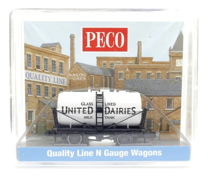 Peco NRP167 N Milk Tank United Dairies - Hobbytech Toys