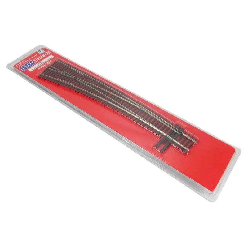 Peco SL-8377 HO Code 83 #7 Left Hand Curved Insulfrog Point - Hobbytech Toys