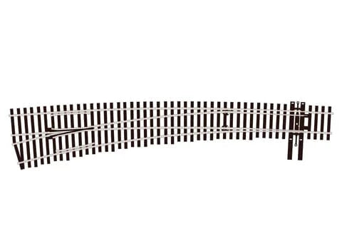 Peco SL-E8377 HO Code 83 #7 Left Hand Curved Electofrog Point - Hobbytech Toys