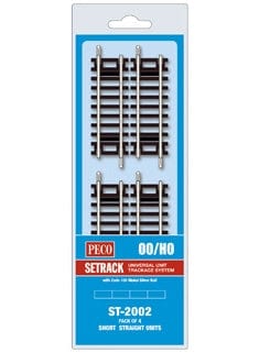Peco ST-2002 HO/OO Short Straight Peco TRAINS - HO/OO SCALE