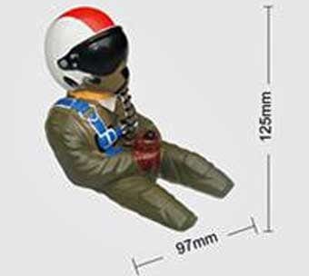 Phoenix Painted 1/6 Jet Pilot With Red Helmet Visor Phoenix RC PLANES - PARTS