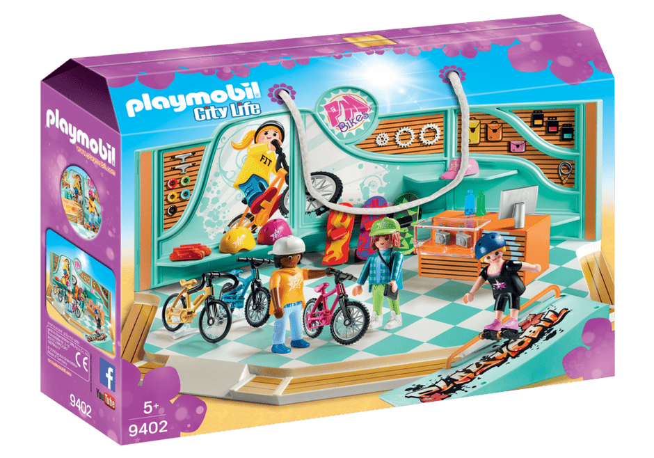 Playmobil 9402 Bike & Skate Shop** Playmobil TOY SECTION
