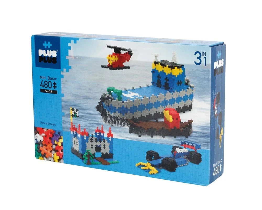 Plus-Plus - Basic - 480pcs - 3in1 - Hobbytech Toys