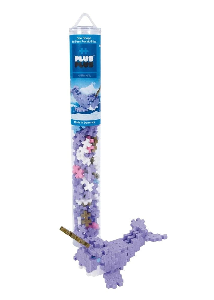 Plus Plus Narwhal 100pcs - Hobbytech Toys