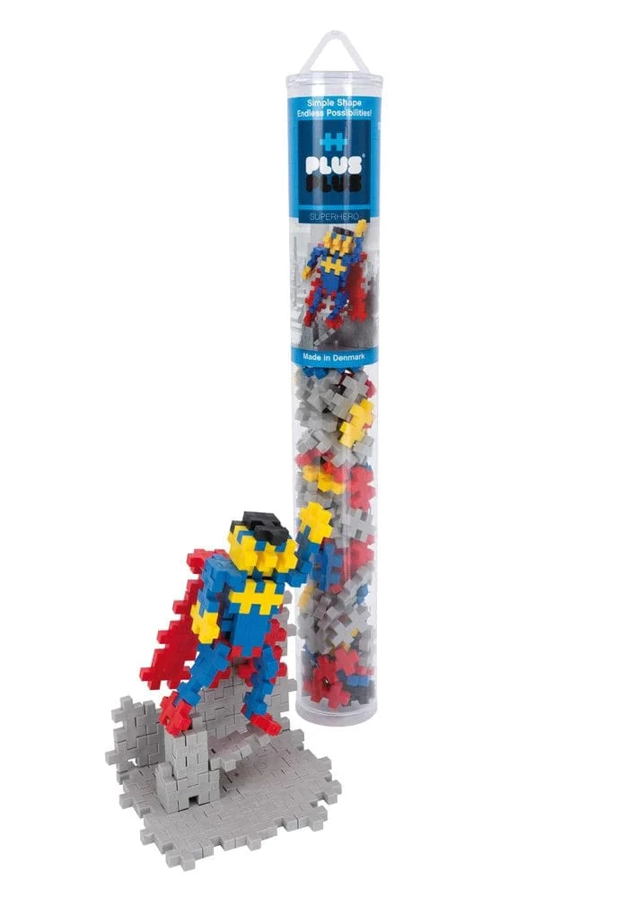Plus-Plus - Superhero - 100 pcs Tube Plus Plus TOY SECTION