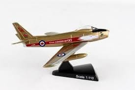 Postage Stamp 1/110 RCAF Canadian Sabre Golden Hawk Postage Stamp DIE-CAST MODELS