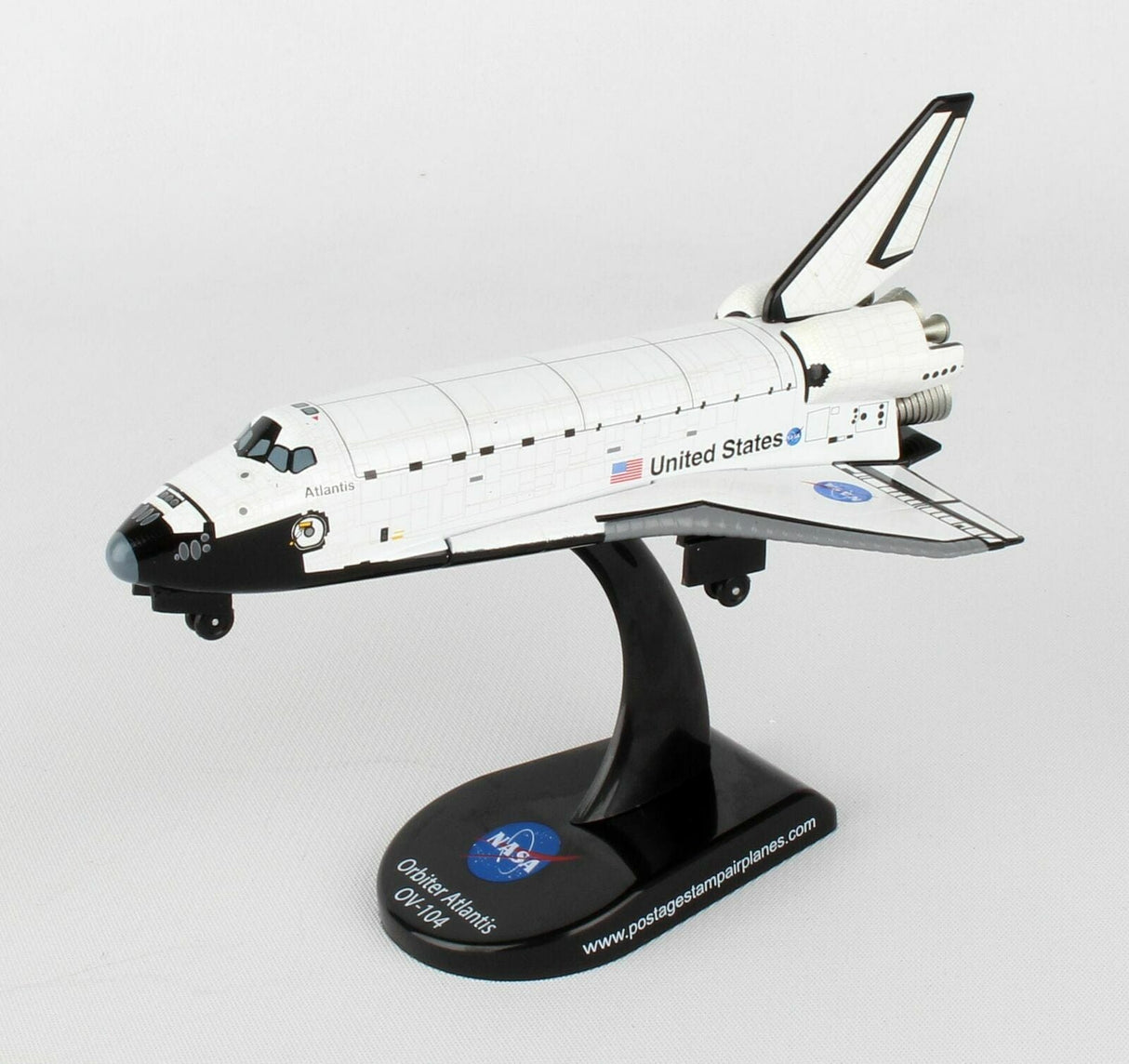 Postage Stamp 1/300 Space Shuttle Atlantis Postage Stamp DIE-CAST MODELS