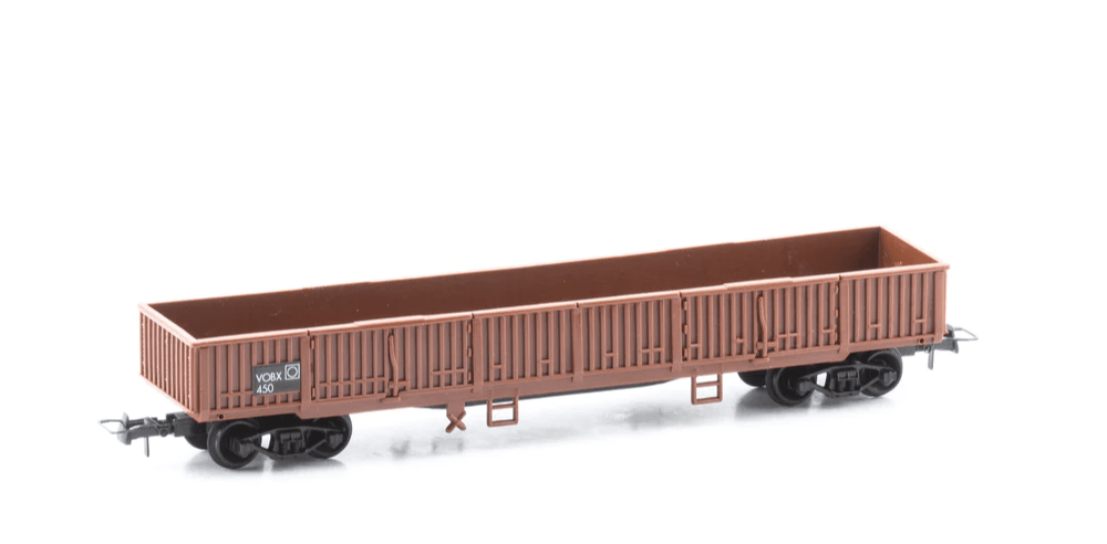 Powerline HO Gondola / Open Wagon - Freightline VOBX #450 Red Oxide - Hobbytech Toys