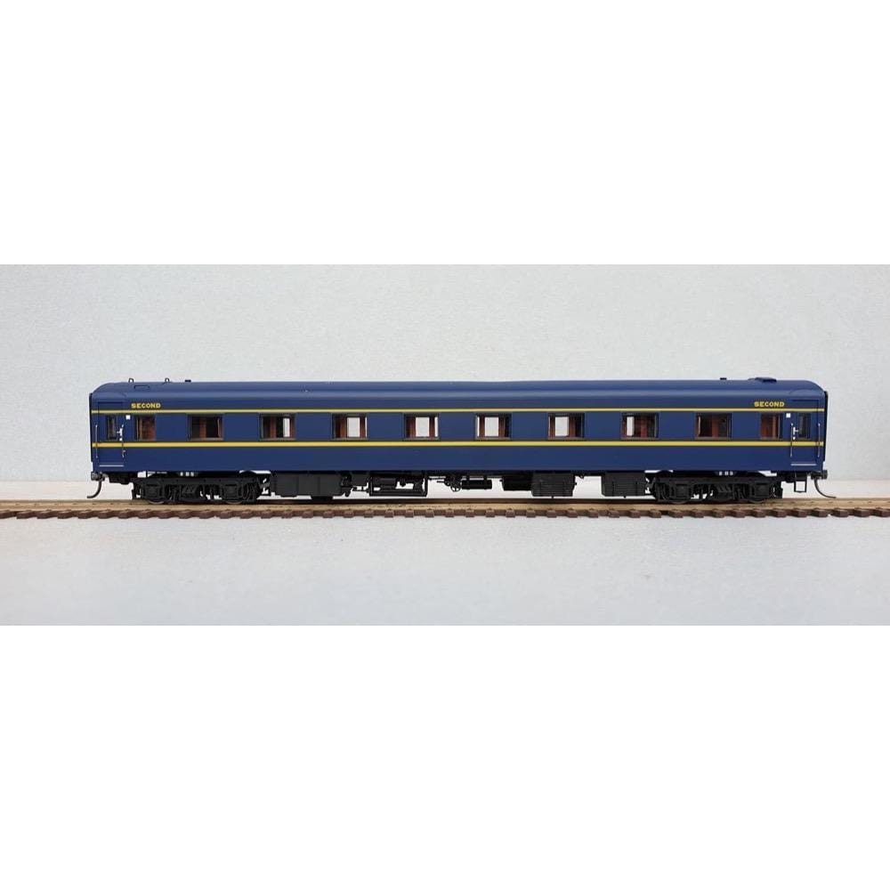 Powerline PC-421E HO 8 BS VR Blue & Gold S Type Carriage Second Sans Serif Powerline TRAINS - HO/OO SCALE
