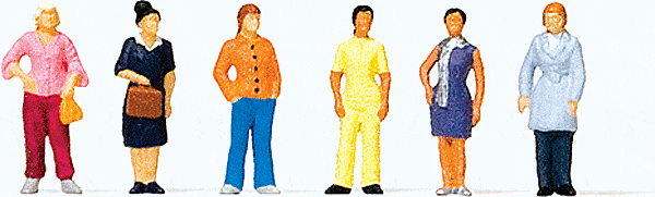 Preiser 79222 HO Standing Women Preiser TRAINS - N SCALE