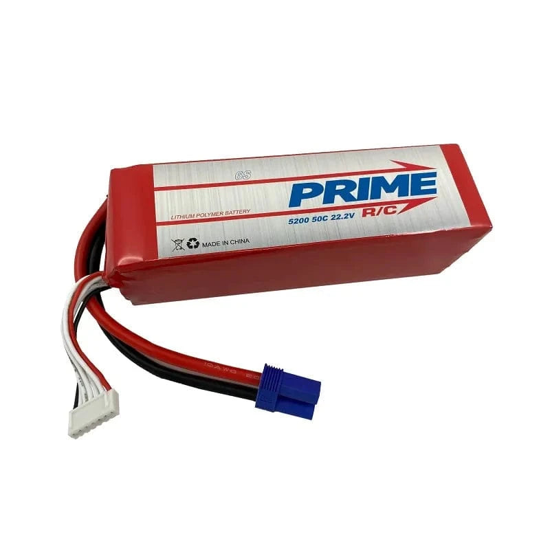 Prime RC 5200mAh 6S 22.2V 50C LiPo Battery with EC5 Connector