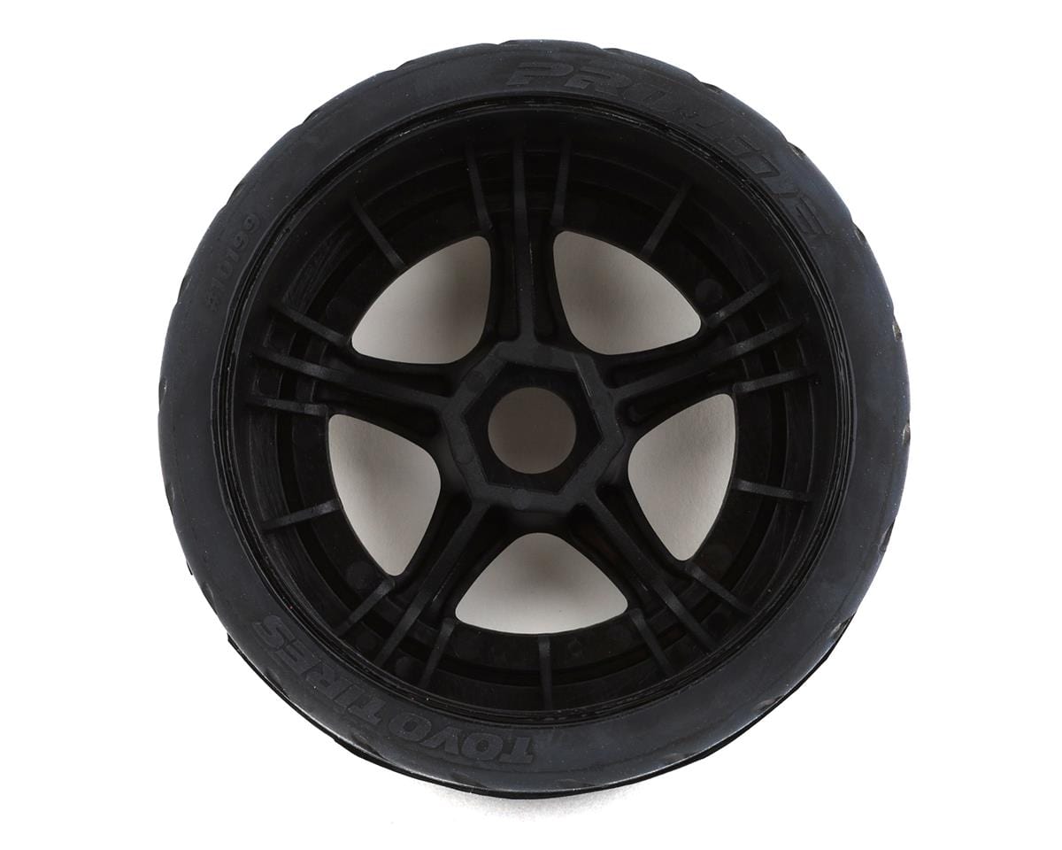 Proline 1/7 Toyo Proxes R888R 42/100 2.9in Belted Tyres Mounted on 17mm Hex, PR10199-10 - Hobbytech Toys