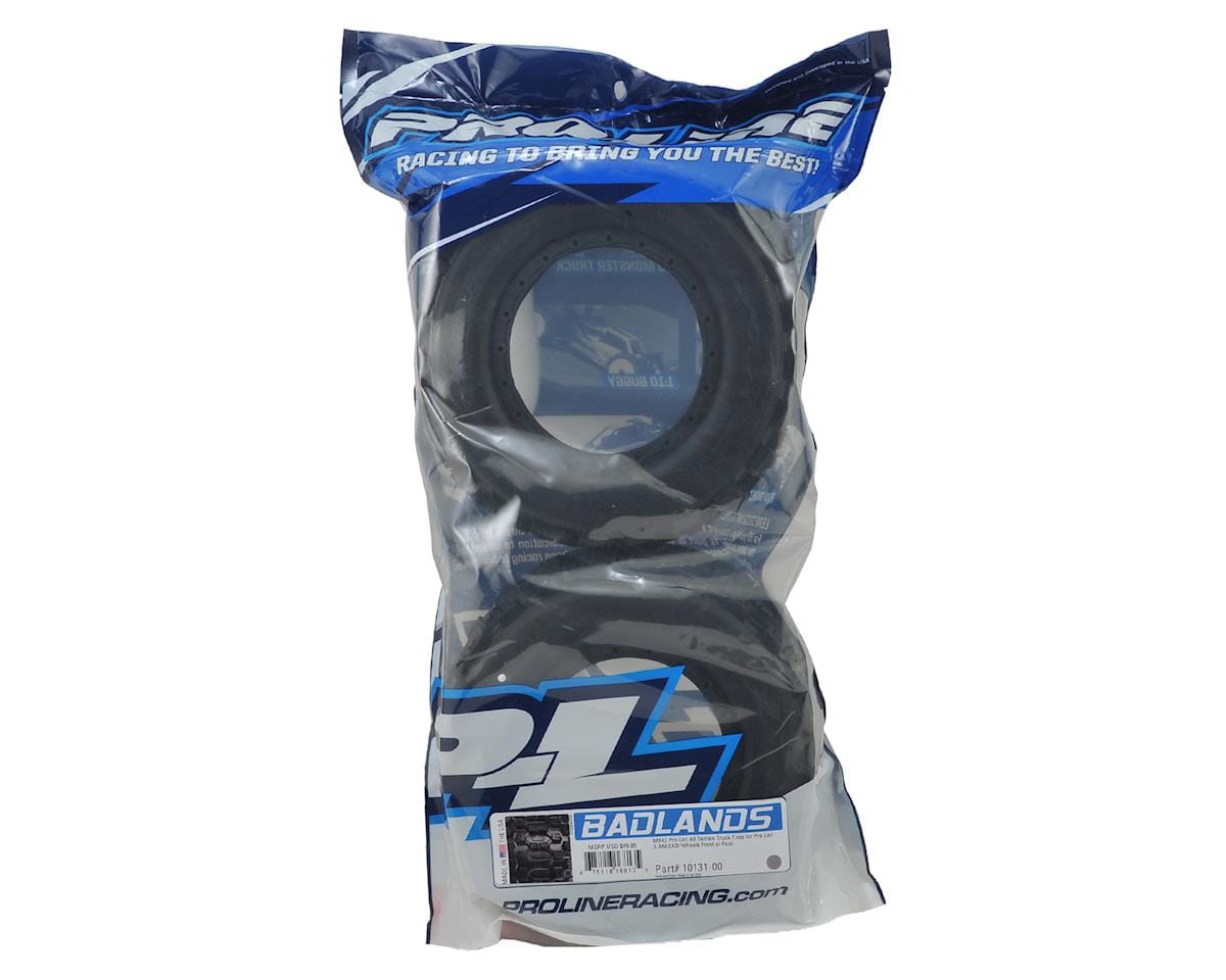 Proline Badlands MX43 Pro-Loc Tyres suit X-Maxx Wheels, PR10131-00 - Hobbytech Toys