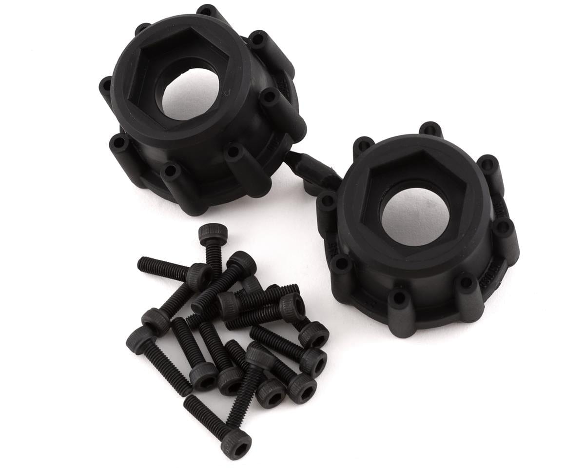 Proline Dumont 3.8in Paddle Tyres Mounted on Raid Black Wheels, 17mm Hex, F/R, PR10192-10 - Hobbytech Toys