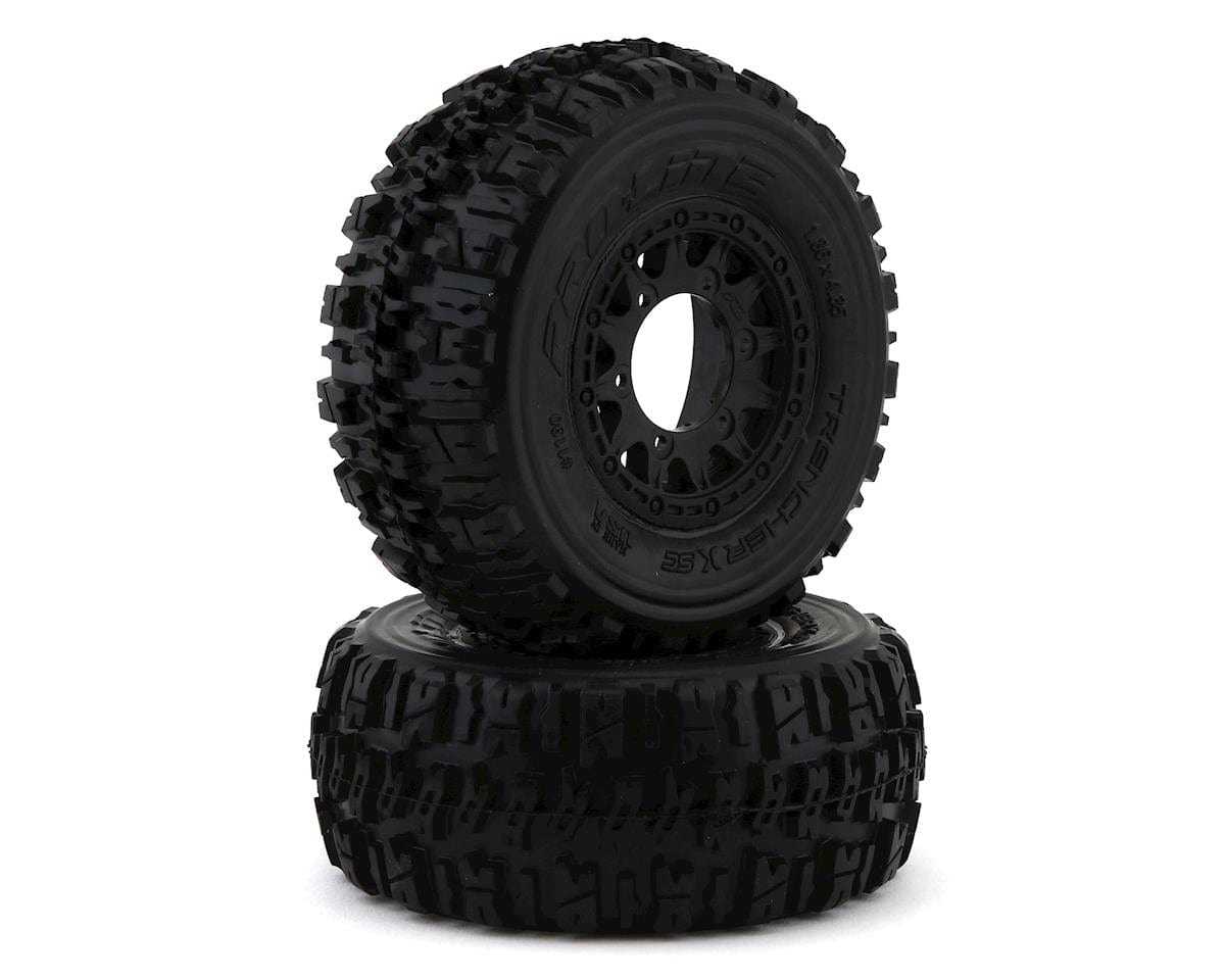 Proline Trencher X SC Tyres Mounted on Raid 6x30 Wheels, Slash 2wd/4wd, F/R, PR1190-10 - Hobbytech Toys