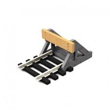 Proses OO Buffer Stop w/Real Wooden Plate (2 pcs) - Hobbytech Toys