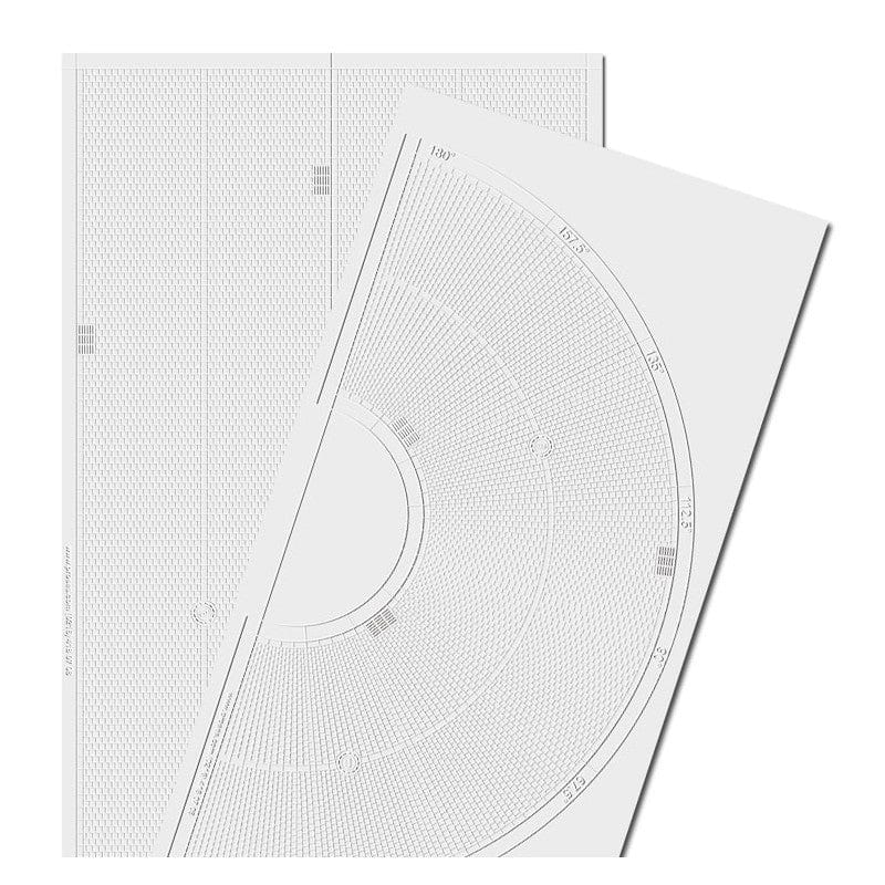 Proses P3D-EB-05 OO Embossed PVC Sheets (Road Set) Proses TRAINS - HO/OO SCALE