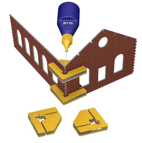 Proses PPR-SS-02 Snap & Glue Set Square (2 Magnetic Clamps) - Hobbytech Toys