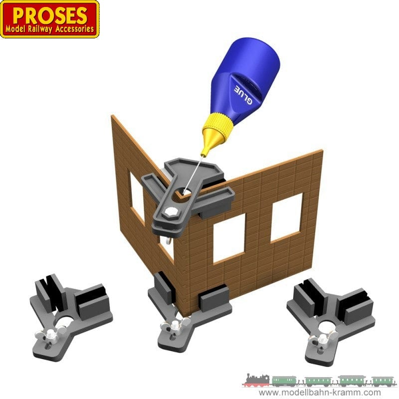 Proses PPR-SS-03 Hold & Glue! Right Angle Holders - Hobbytech Toys