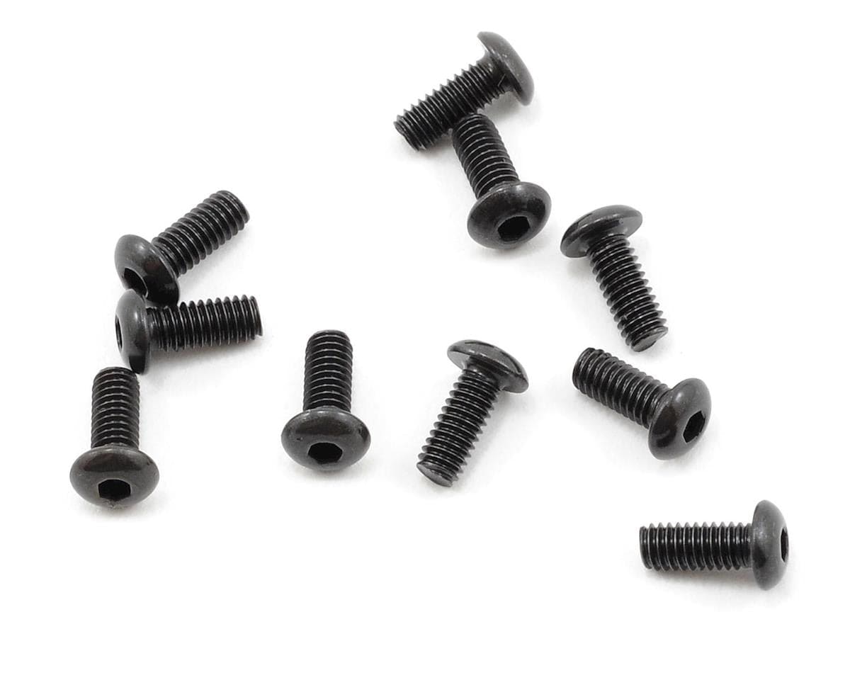 ProTek RC 2.5x6mm "High Strength" Button Head Screws (10) - Hobbytech Toys