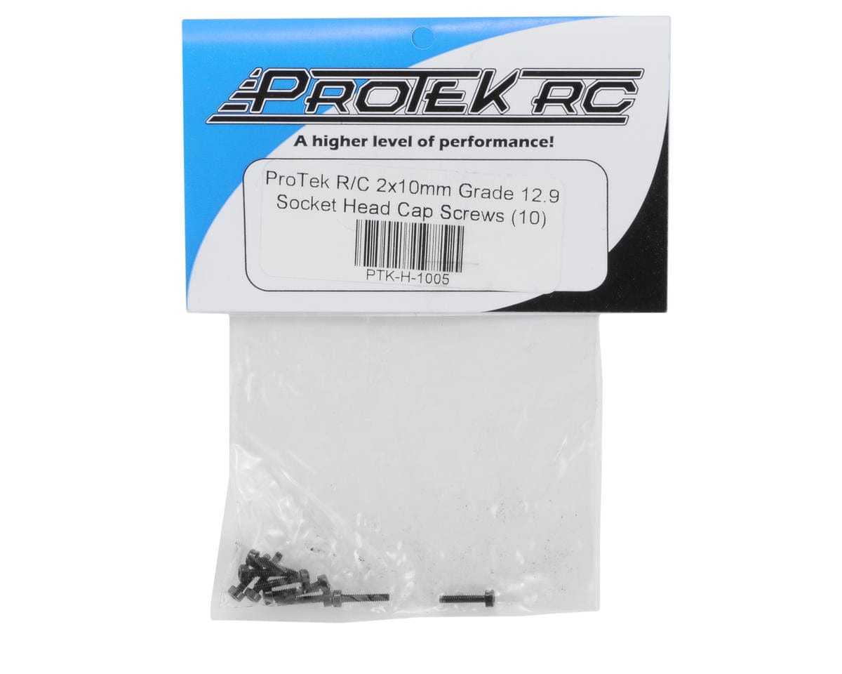 ProTek RC 2x10mm "High Strength" Socket Head Cap Screw (10) - Hobbytech Toys